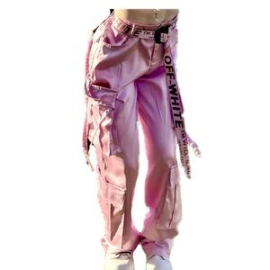 Pink Cargo Pants